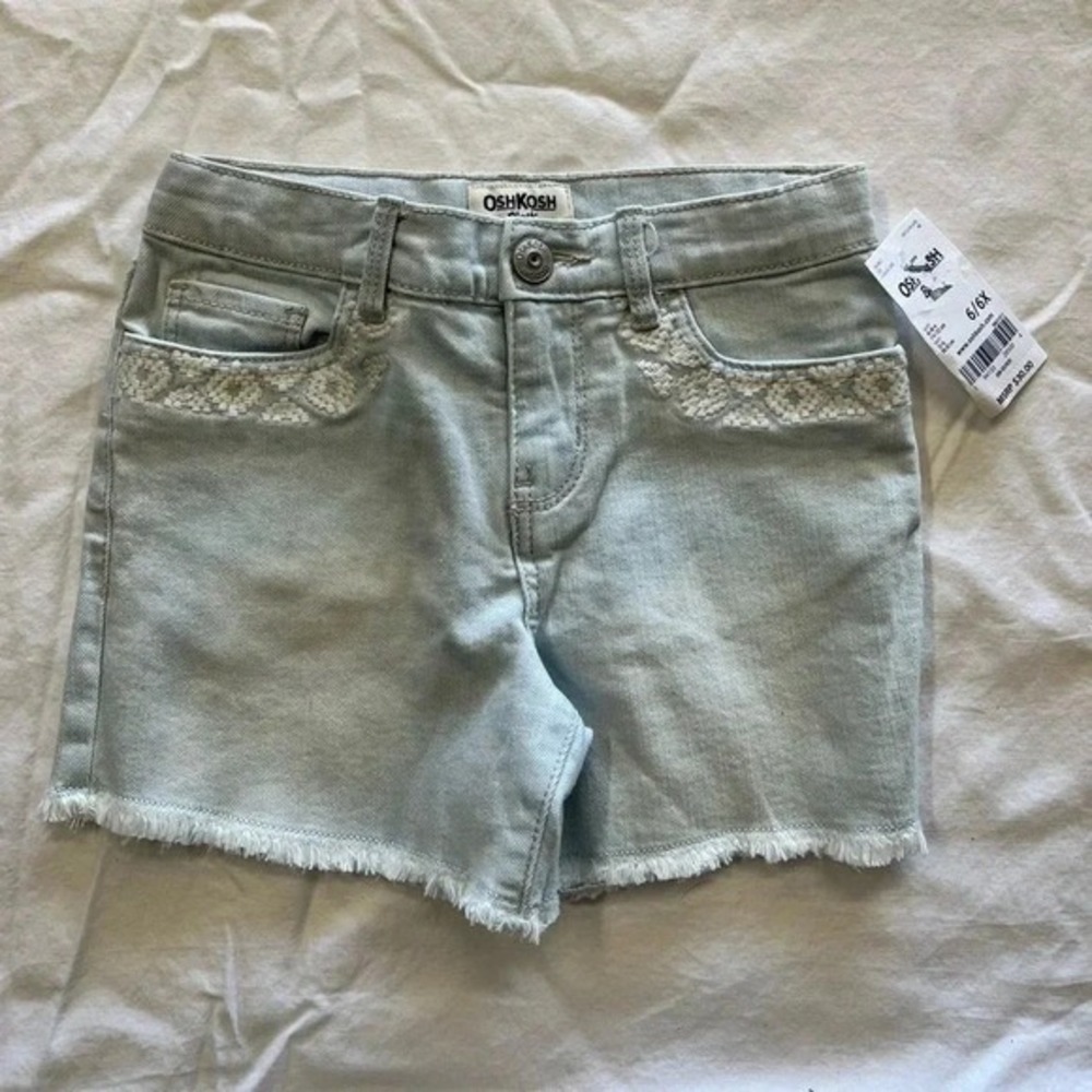 Oshkosh kids  blue‎ Jean shorts 6/6x